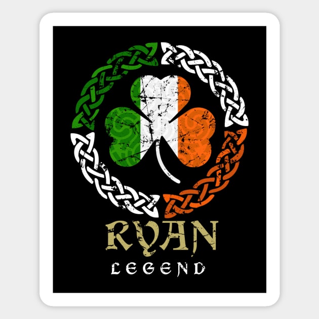 Ryan (Irish Legend) Sticker by Artizan